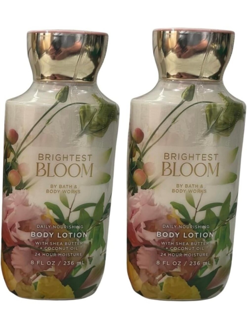 Floral Scent Body Lotion Set - 8 oz Each, Moisturizing & Hydrating, Pack of 2